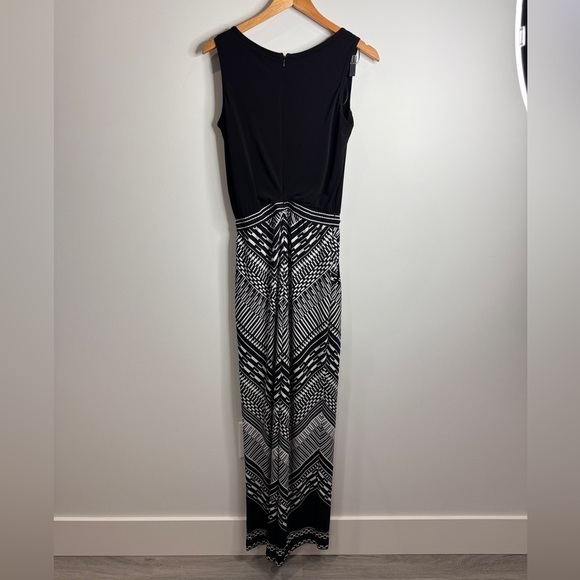 Calvin Klein Cinched Waist Black and White Women’s Romper (P) - Picture 6 of 9